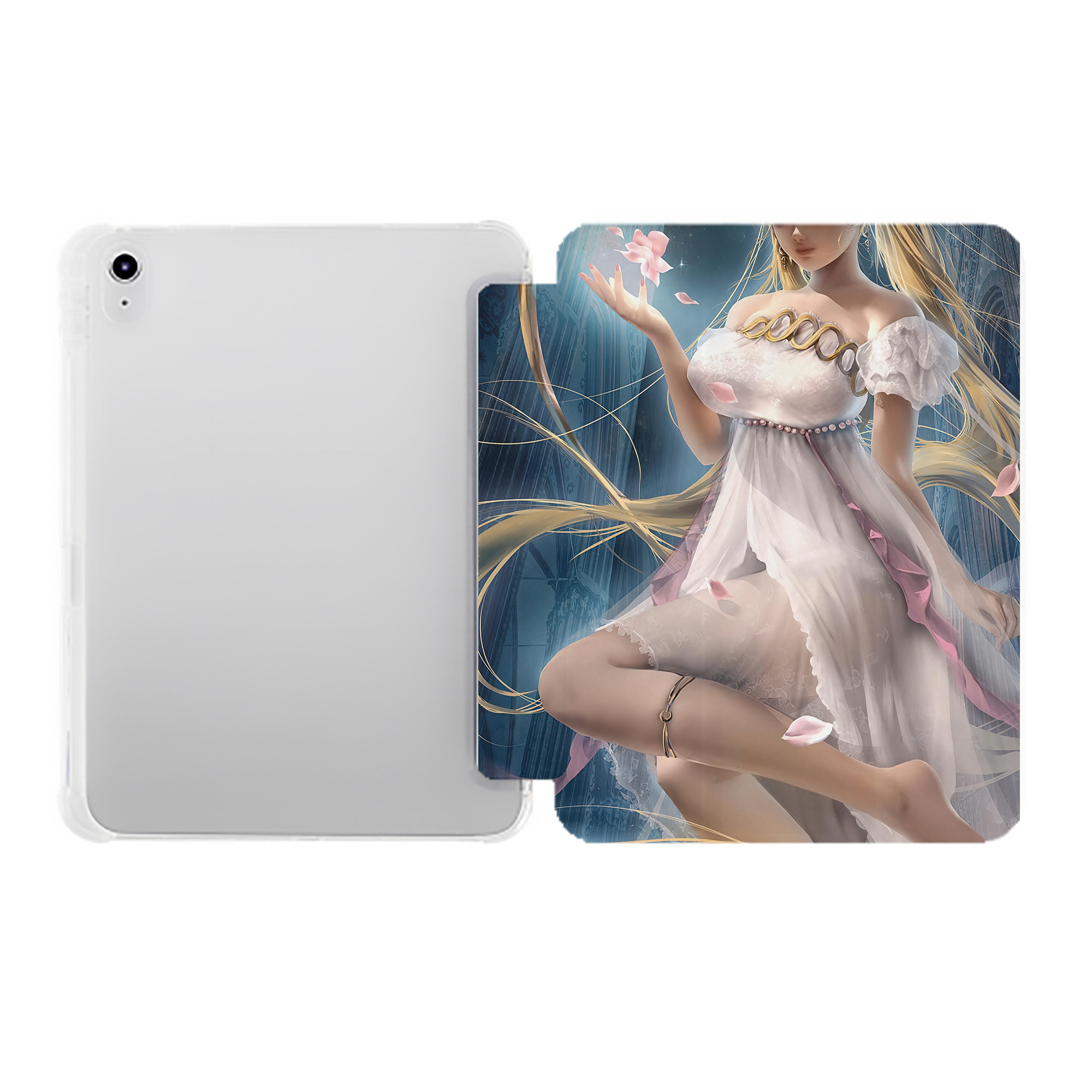 （画像用） 美少女戦士セーラームーン Sailor Moon IPad ケース ペン収納付き 三つ折りスタンド PUレザー×シリコン 対応機種9.5/10.5/10.9インチ